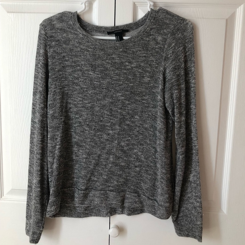 Gray sweater